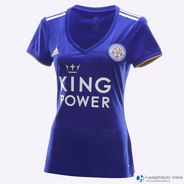Leicester City Trikot Heim Damen 2018-19 Blau Fussballtrikots Günstig
